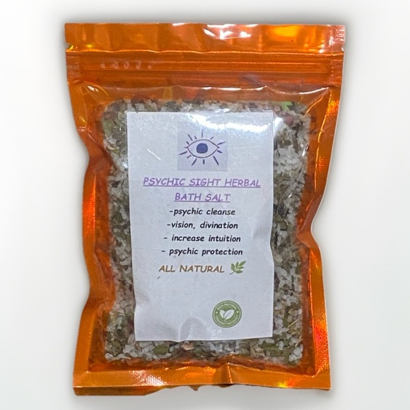 Psychic Sight Herbal Bath Salts- Visions, Divination, Intuition Cleansing - Picture 7 of 9
